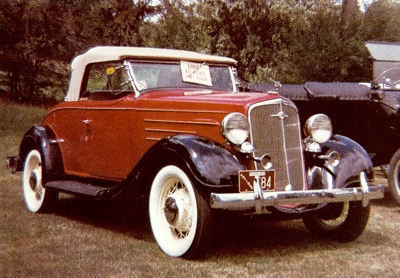 1935 Chevrolet 3.3 litre convertible