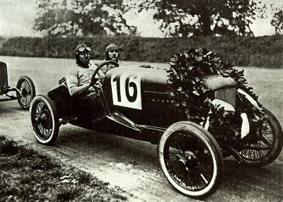 1923 1.3 liter NSU after winning a race at Avus